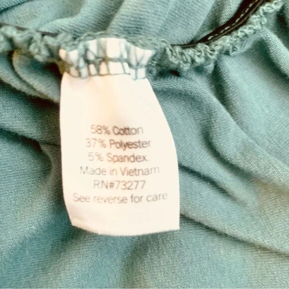 Nine West Minimalist Mint Green Ruched Bodycon Short Sleeve Midi Dress XXL - Picture 7 of 8